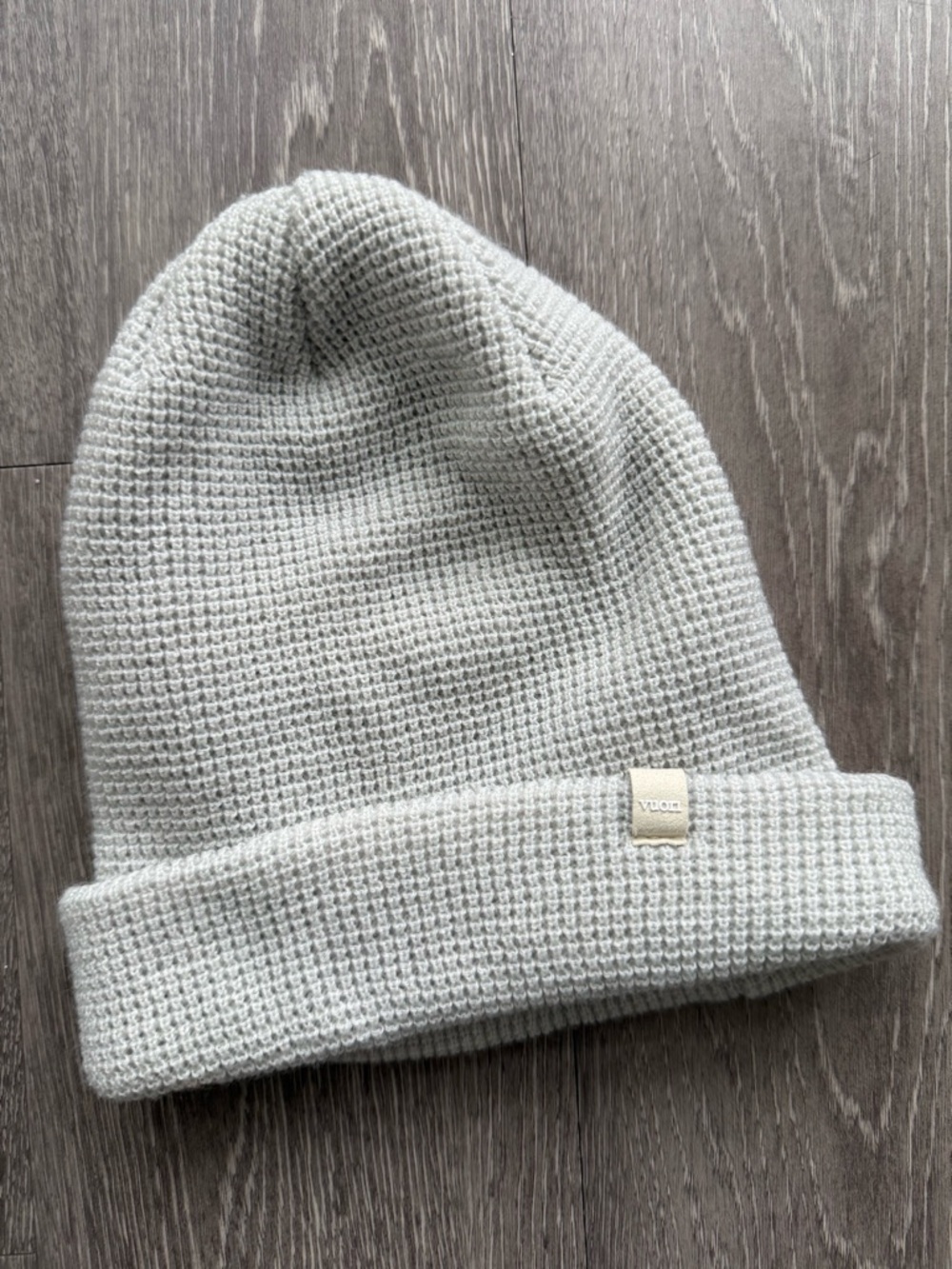 Vuori - Light Gray Waffle Knit Beanie